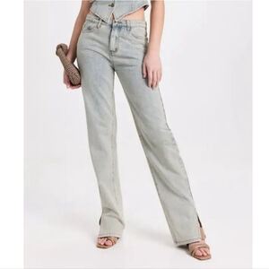 Lioness Crawford Jeans Light Wash Sz 6 NEW